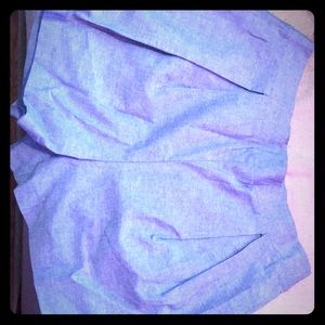 High Waisted Blue summer shorts.